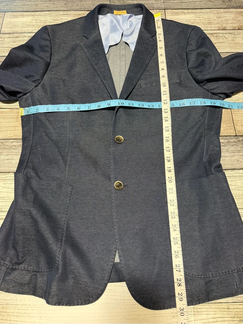 Brooks Brothers Milano Dondi Jersey Blazer Jacket Men’s 41R Blue 2 Button